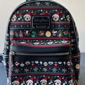 Disney Christmas Loungefly Backpack
